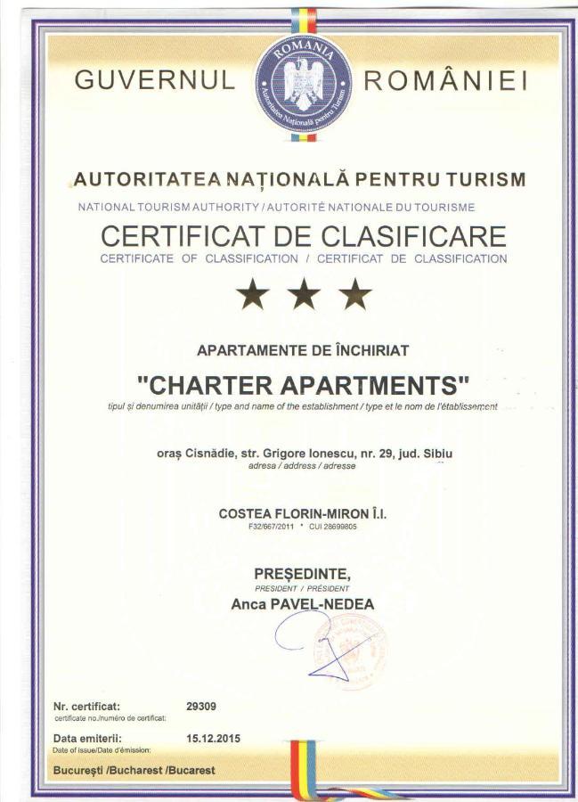 Charter Costea 公寓 Sibiu